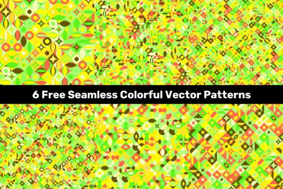 6 Free Seamless Curved Shape Patterns: Simple, Scalable Design Texture for Real Projects