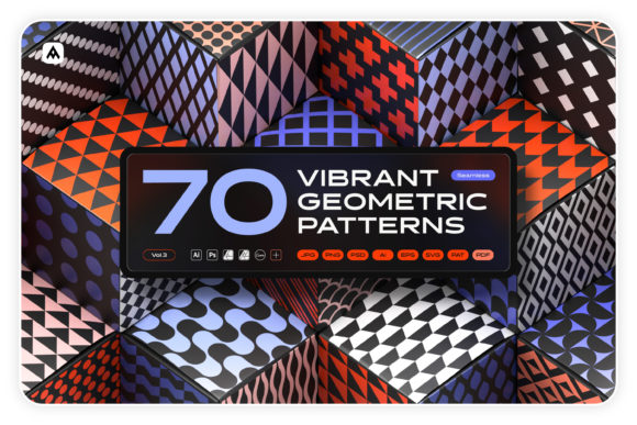 70 Vibrant Geometric Seamless Patterns: A Practical Guide for Designers and Creators