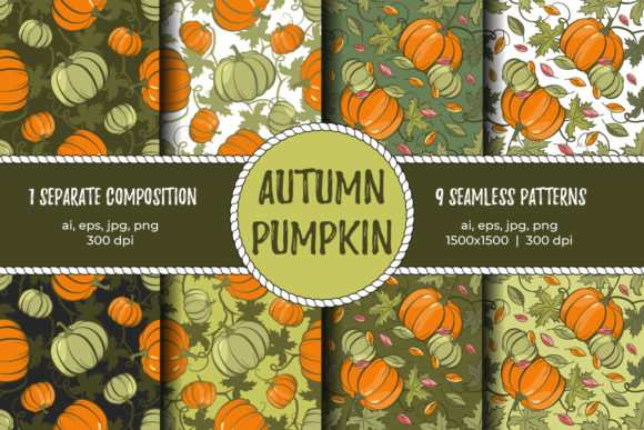 Autumn Pumpkin, Seamless Patterns: Warmth, Versatility, and Design That Just Works