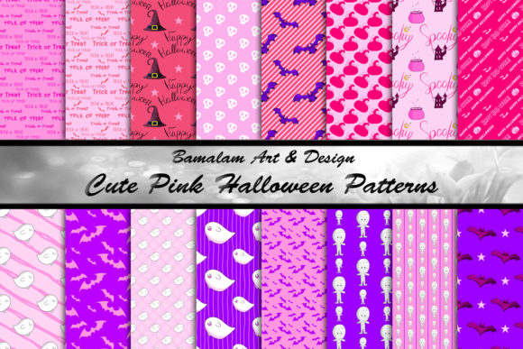 Cute Pink Halloween Patterns: A Playful Twist on a Spooky Tradition