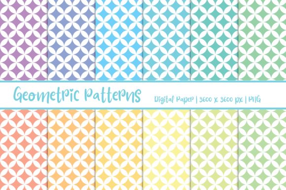 Geometric Patterns Digital Paper