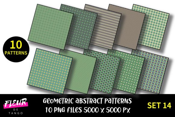 Geometric Patterns Digital Paper Set 14: A Strategic Asset for Modern Creative Workflows
