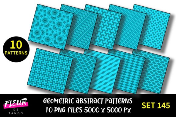 Geometric Patterns Digital Paper Set 145: Design Flexibility Meets Real-World Functionality