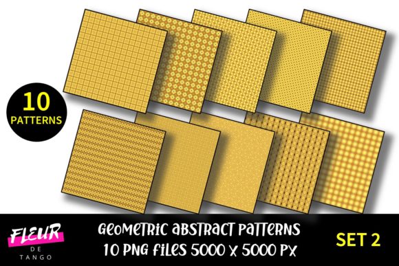 Geometric Patterns Digital Paper Set 2