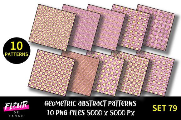 Geometric Patterns Digital Paper Set 79