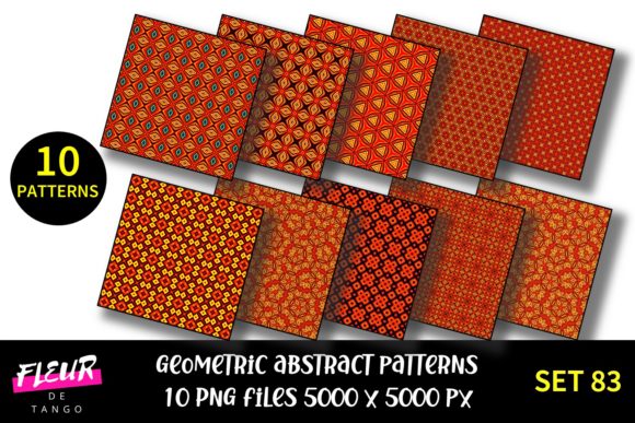 Geometric Patterns Digital Paper Set 83