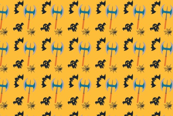 Halloween Patterns Icon-035: Spooky Style, Simplified