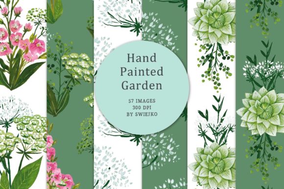 Hand Painted Garden - Seamless Patterns