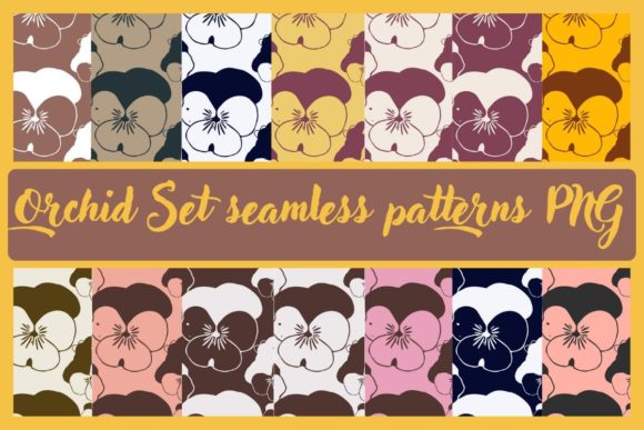 Orchid Set Seamless Patterns: Design Freedom That Just Works