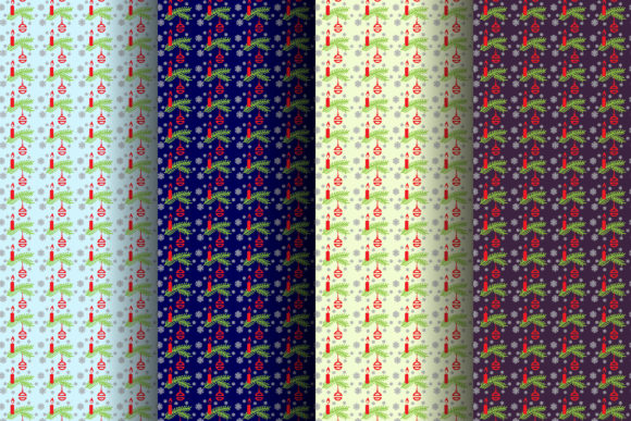 Scandinavian Winter Seamless Patterns